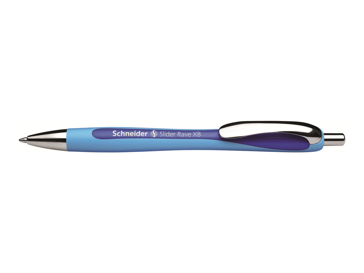 Schneider Kugelschreiber Slider Rave XB hellblau/dunkelblau, Schreibfarbe: blau, 1 St. Schneider Kugelschreiber Slider Rave XB hellblau/dunkelblau, Schreibfarbe: blau, 1 St.
