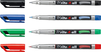 STABILO Write-4-all Permanentmarker farbsortiert 0,4 cm, 4 St. STABILO Write-4-all Permanentmarker farbsortiert 0,4 cm, 4 St.