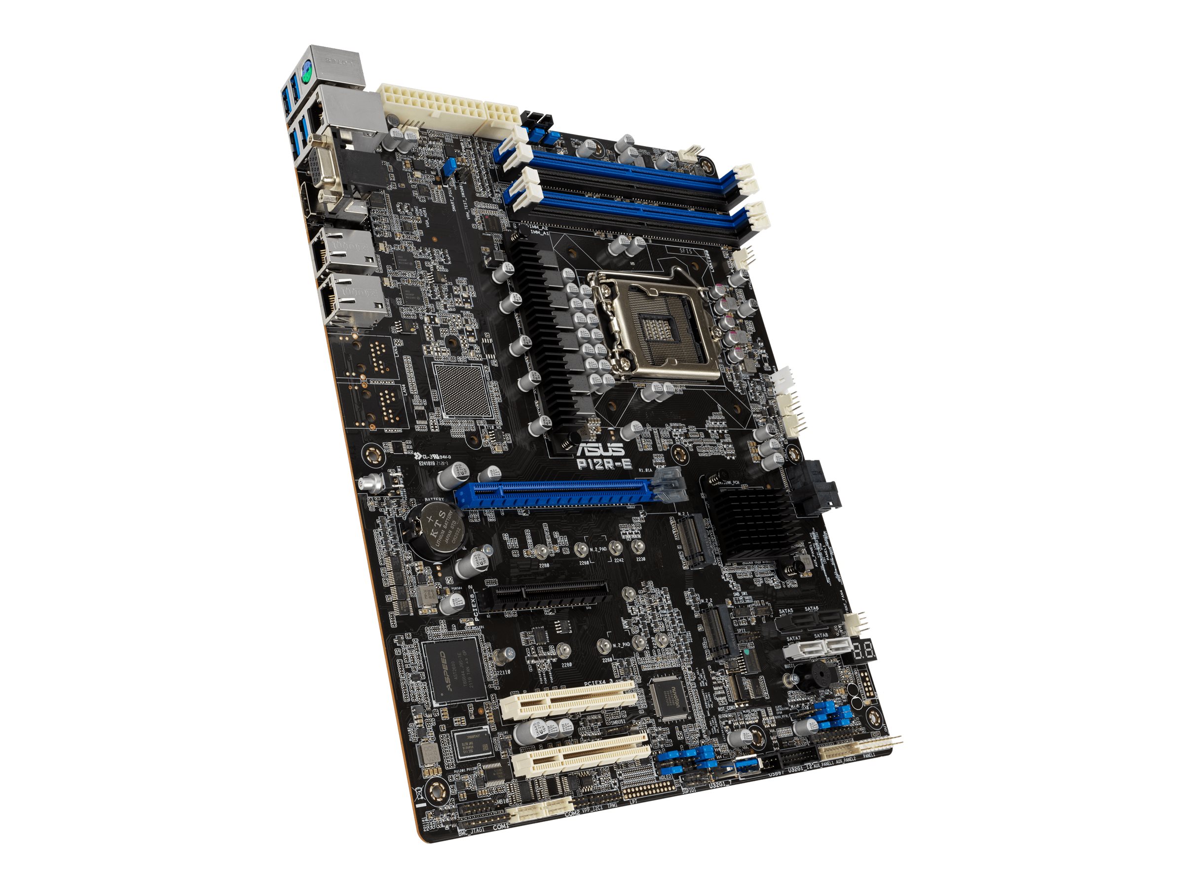 ASUS P12R-E LGA1200 ATX Server MB 4xDDR4 2xM.2 8xSATA ASUS P12R-E LGA1200 ATX Server MB 4xDDR4 2xM.2 8xSATA