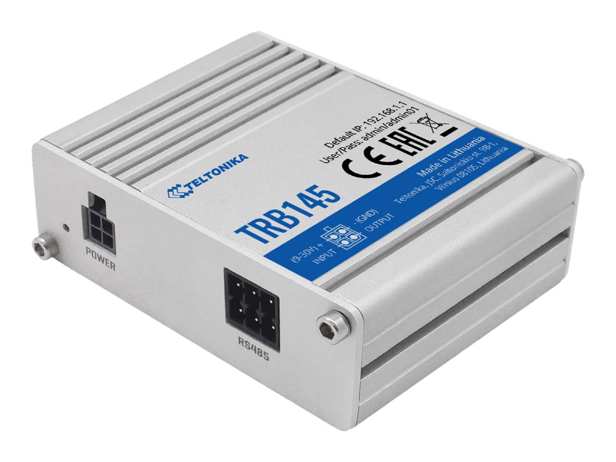 TELTONIKA NETWORKS TRB145 4G/LTE RS485 Gateway