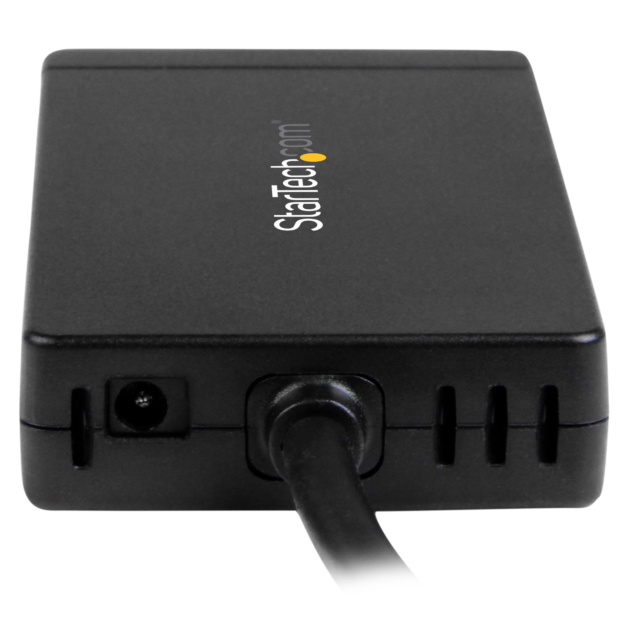 STARTECHCOM 3 Port USB 30 Hub mit USBC und Gigabit Ethernet inklusive Netzteil USB C Hub USB TypC Hub mit GbE USB Ty