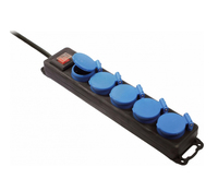 Bachmann Verteilersteckdose SCHUKO 5xSchuko 1xSchalter Strom 4,5m Bachmann Verteilersteckdose SCHUKO 5xSchuko 1xSchalter Strom 4,5m