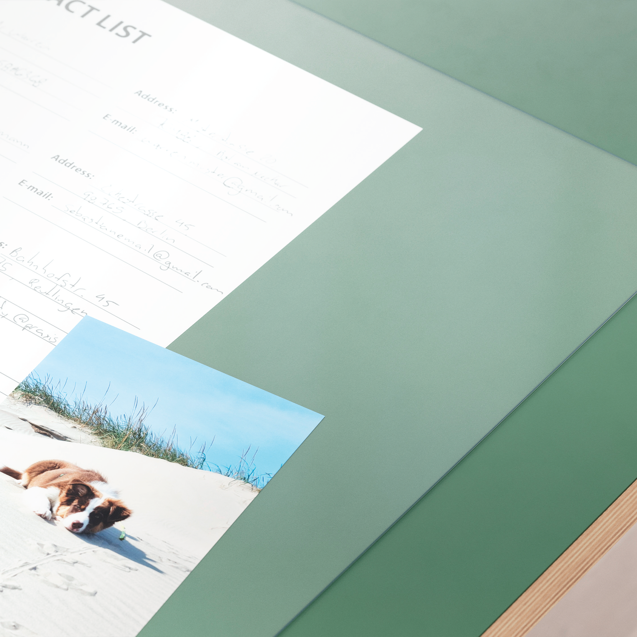Esselte Leitz Schreibunterlage Transparent Groß 36 x 70 cm