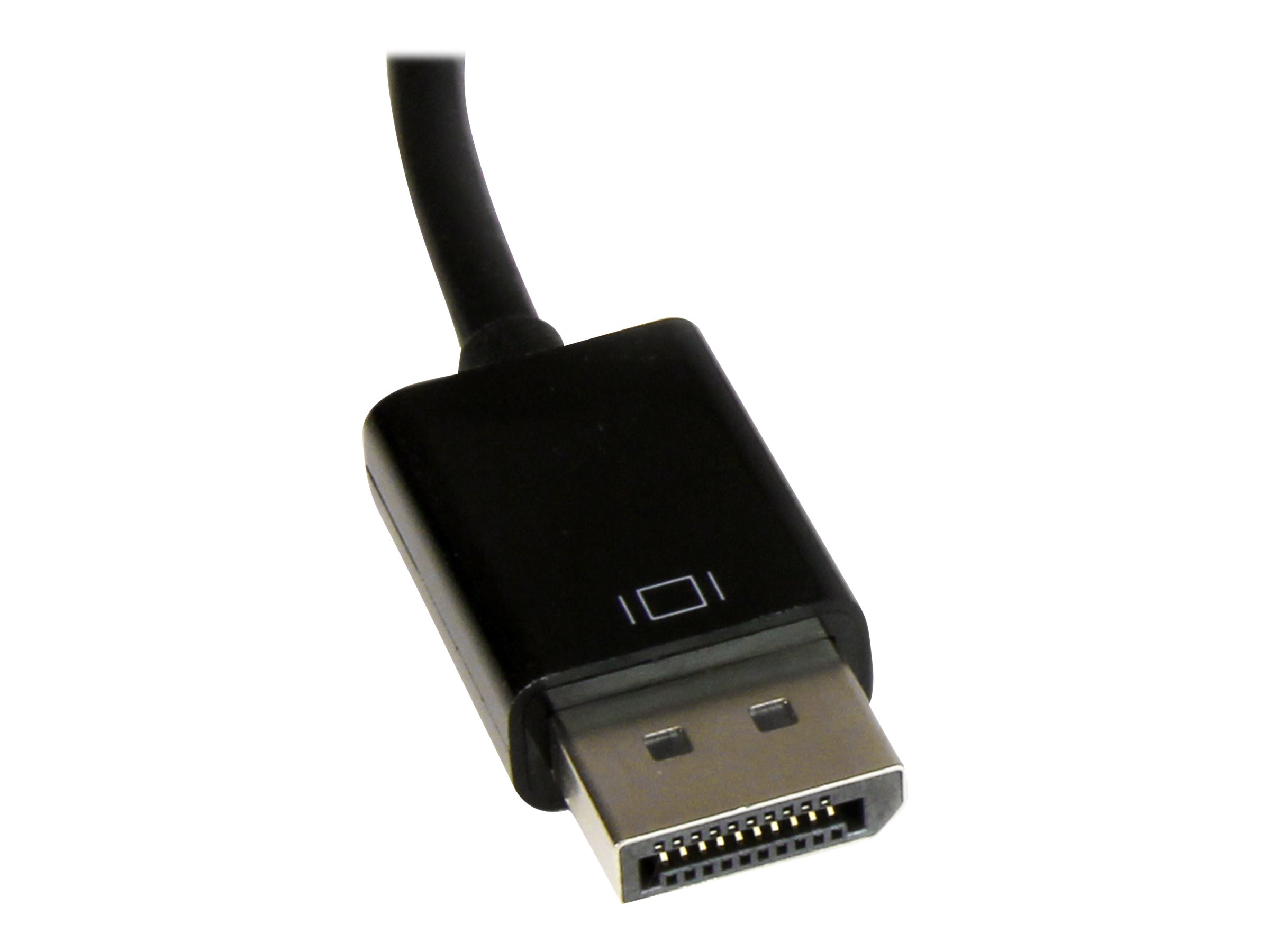 Startech Displayport 1.2 Kabel 0,1m DP zu VGA schwarz