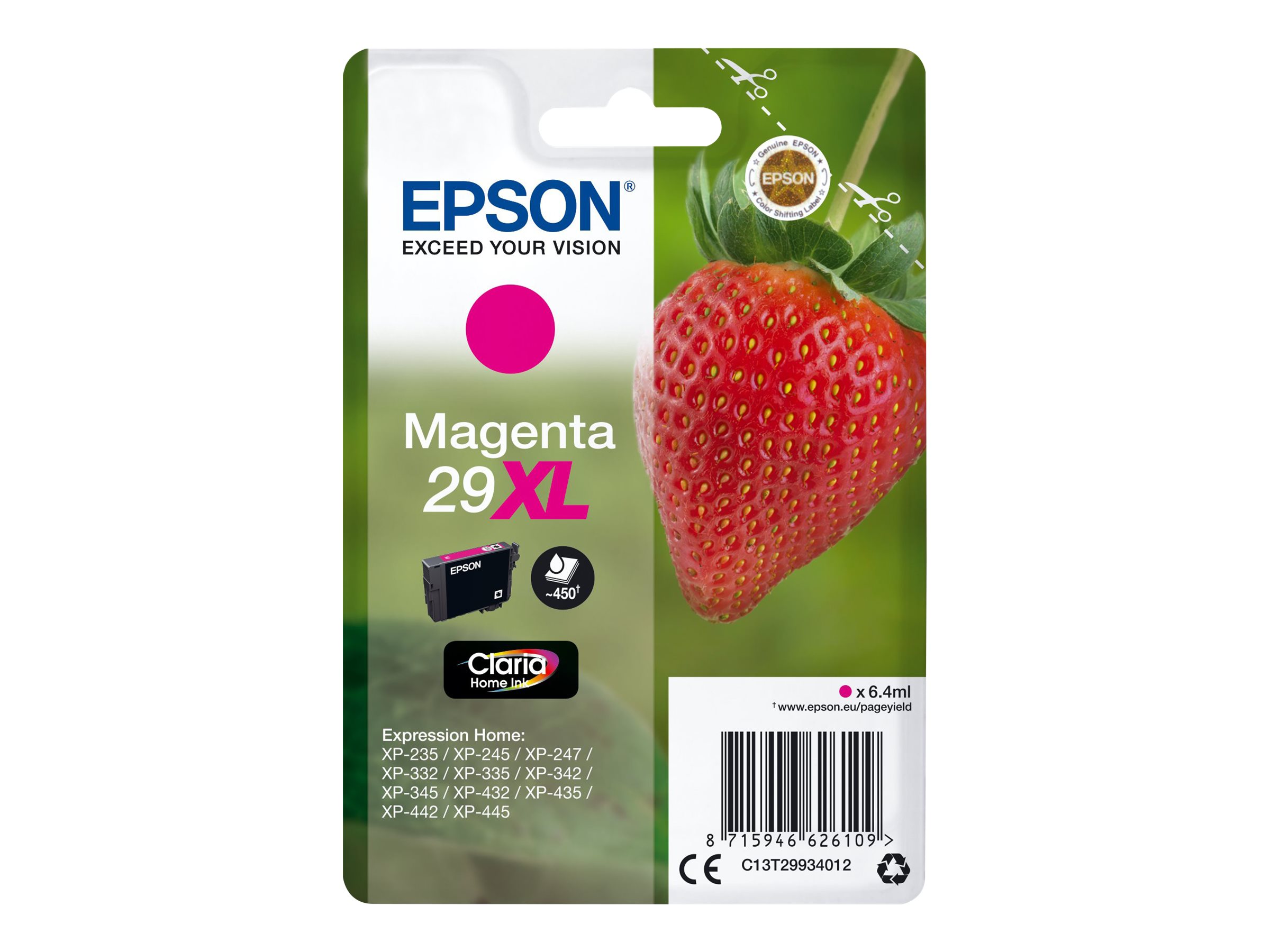C13T29934012 EPSON XP Tinte magenta HC C13T29934012 EPSON XP Tinte magenta HC