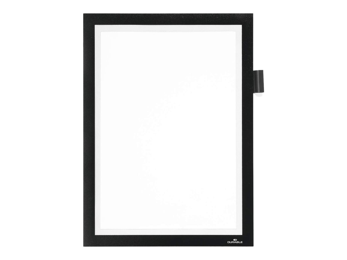 Durable DURAFRAME Note A4 schwarz selbstklebend