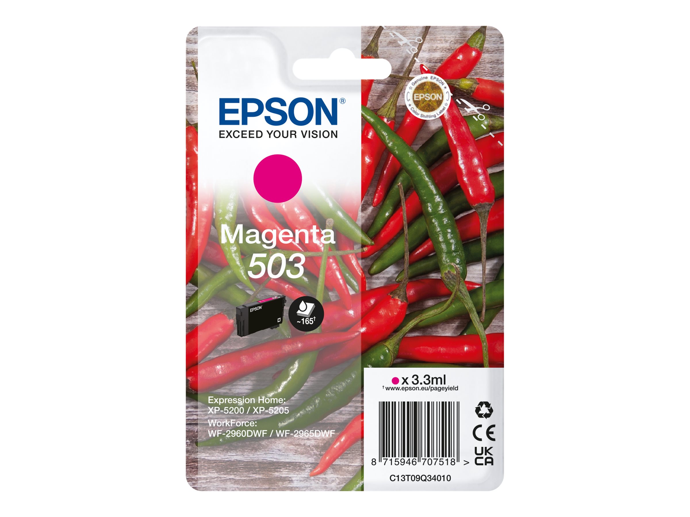 C13T09Q34010 EPSON Nr.503 XP Tinte C13T09Q34010 EPSON Nr.503 XP Tinte
