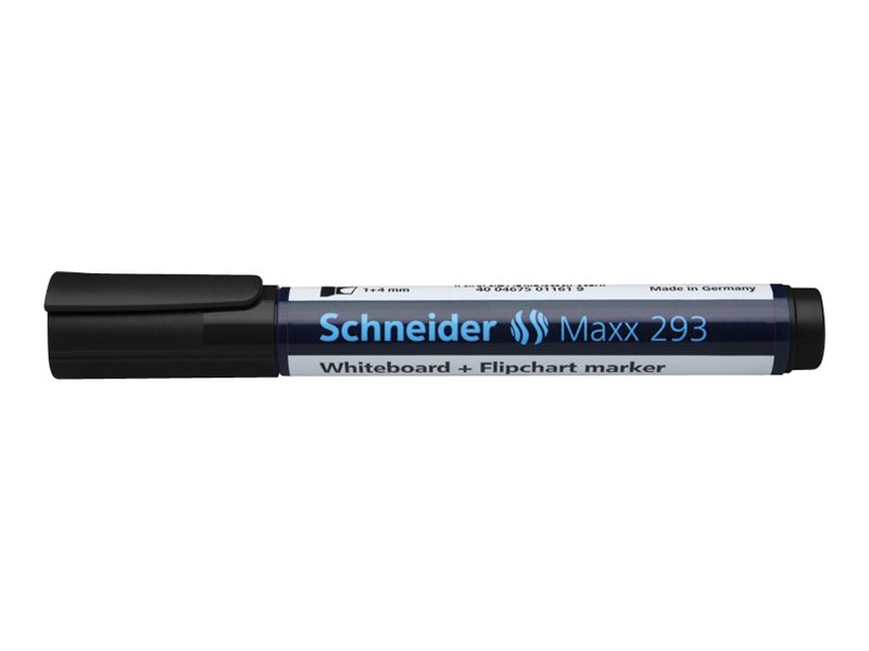 Schneider Maxx 293 Whiteboard- und Flipchart-Marker schwarz 2,0 - 5,0 mm, 1 St. Schneider Maxx 293 Whiteboard- und Flipchart-Marker schwarz 2,0 - 5,0 mm, 1 St.