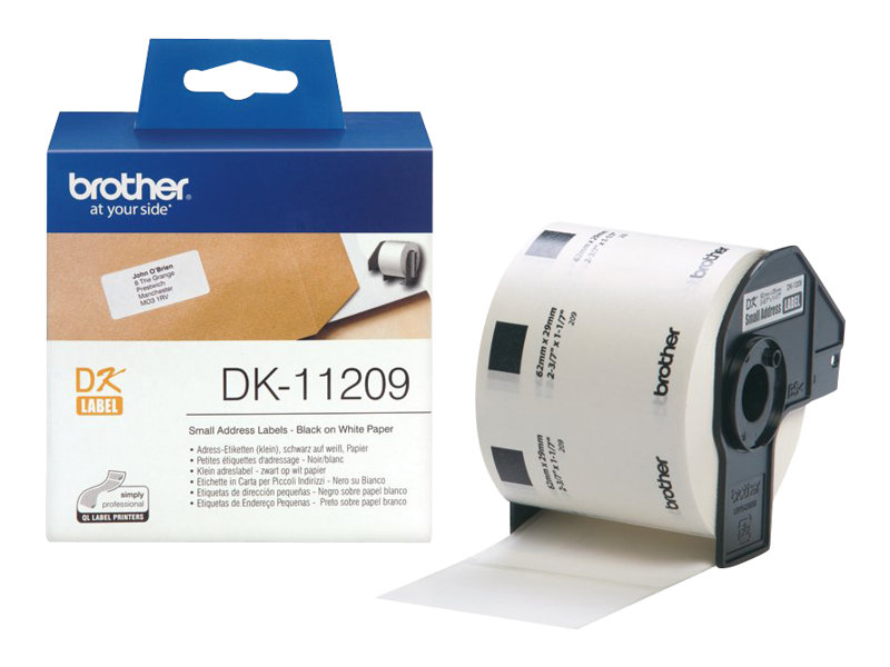 DK11209 BROTHER PT QL550 ETIKETTEN WEISS
