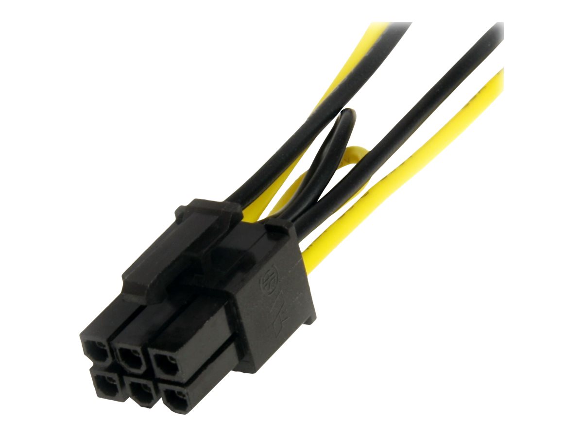 STARTECH.COM 6in SATA Power to 6 Pin PCI Express Video Card Power Cable Adapter
