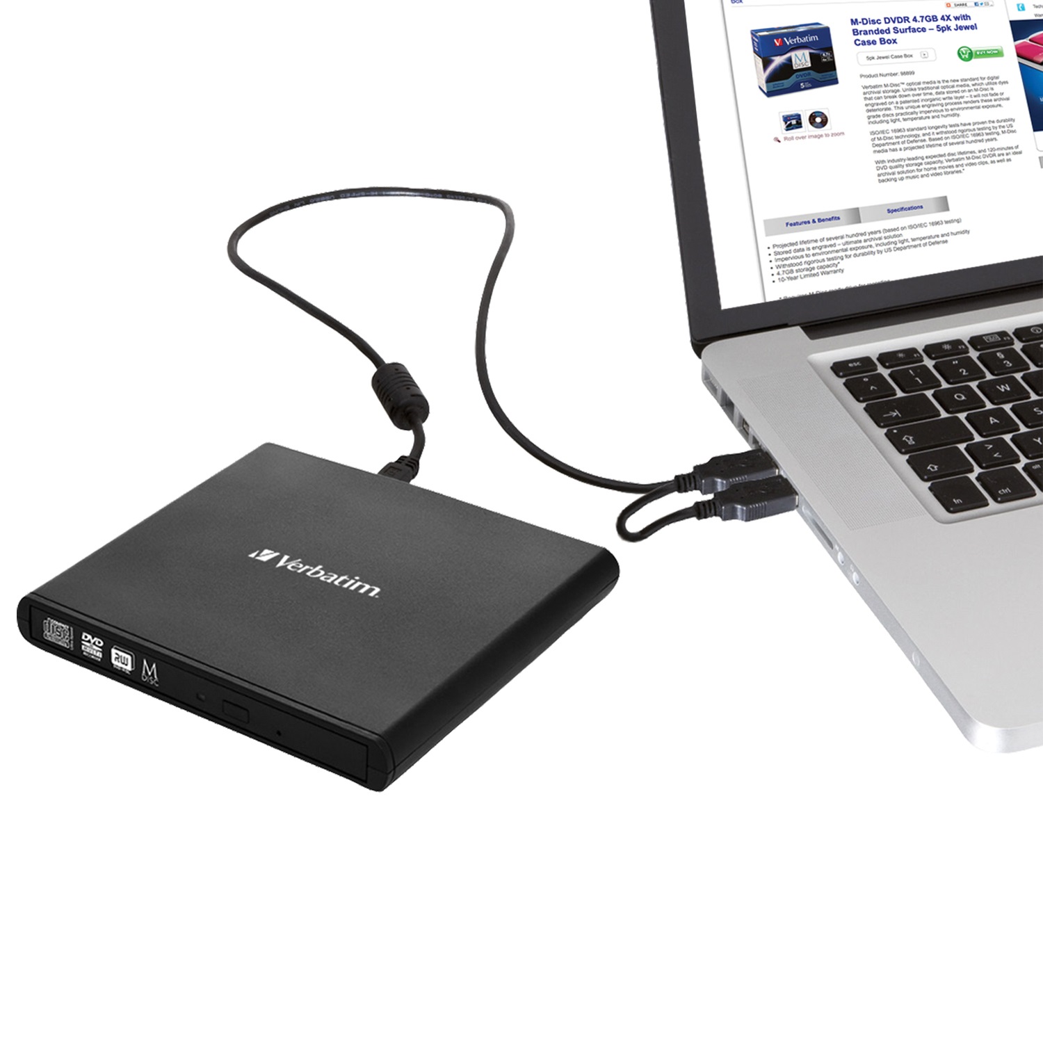 VERBATIM EXTERNAL SLIMLINE WRITER