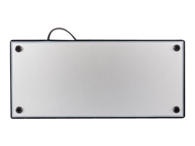 GETT InduProof3 Silikon Tastatur mit Maussteuerung IP68 wasserdicht desinfizierbar schwarz 86 Tasten Layout: DE