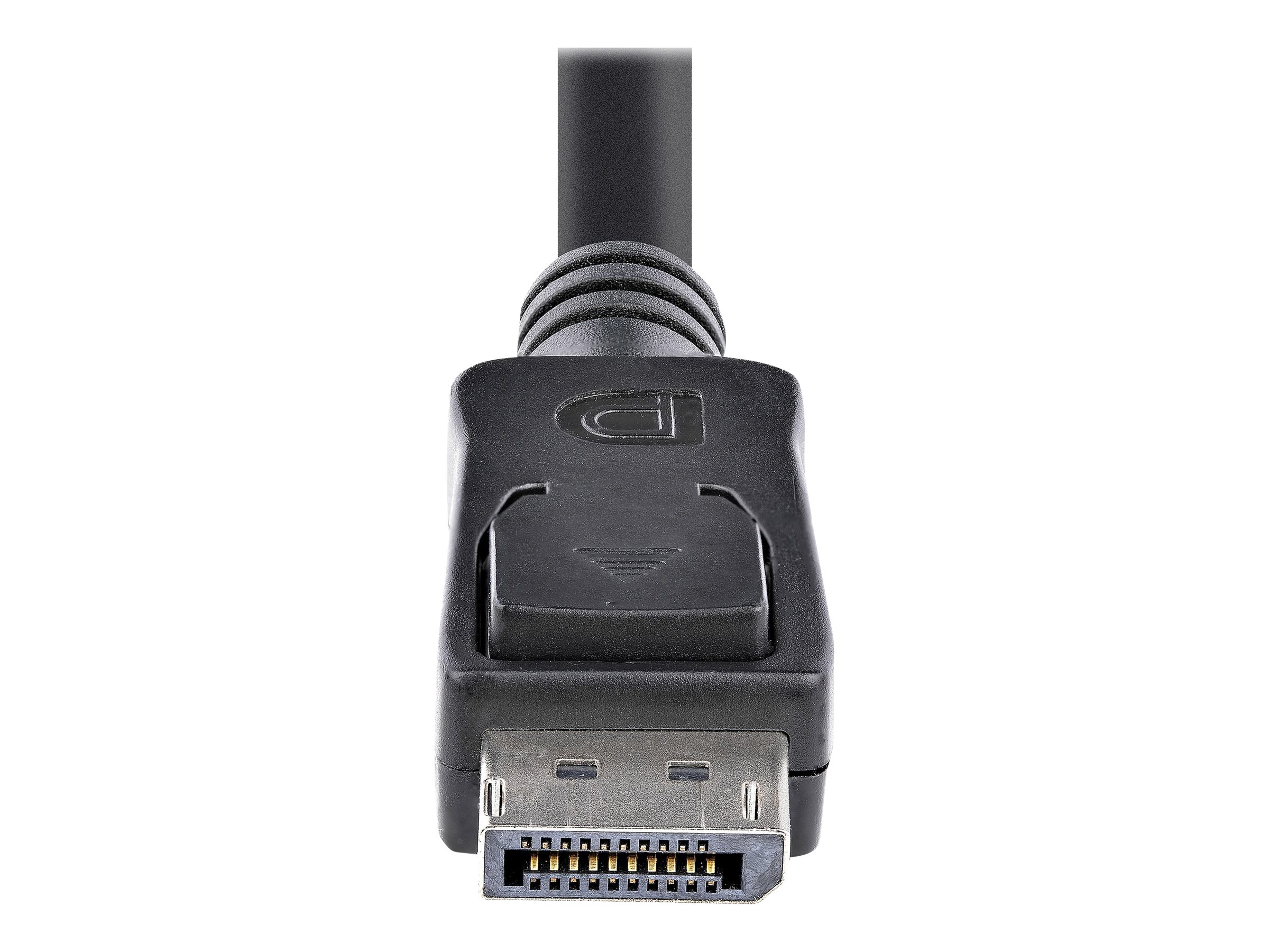 StarTech.com 3m DisplayPort 1.2 Kabel mit Verriegelung (Stecker/Stecker) - DP 4k Audio- / Videokabel Kabel - Schwarz - DisplayPort-Kabel - 3 m