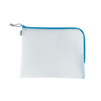 HERMA ReiÃverschlussbeutel transparent/blau, 1 St. HERMA ReiÃverschlussbeutel transparent/blau, 1 St.