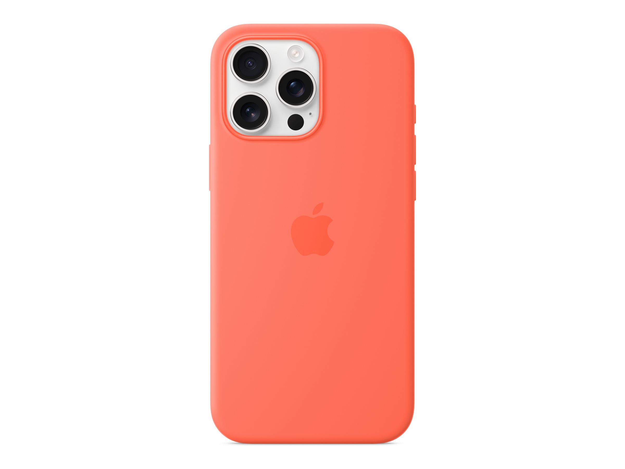 APPLE iPhone 16 Pro Max Silicone Case with MagSafe Tangerine