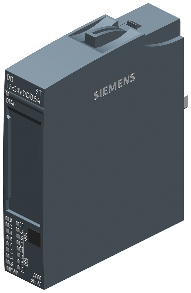 Siemens Ausgangsmodul SIMATIC ET 200SP DQ 16x24V DC0,5A Stan