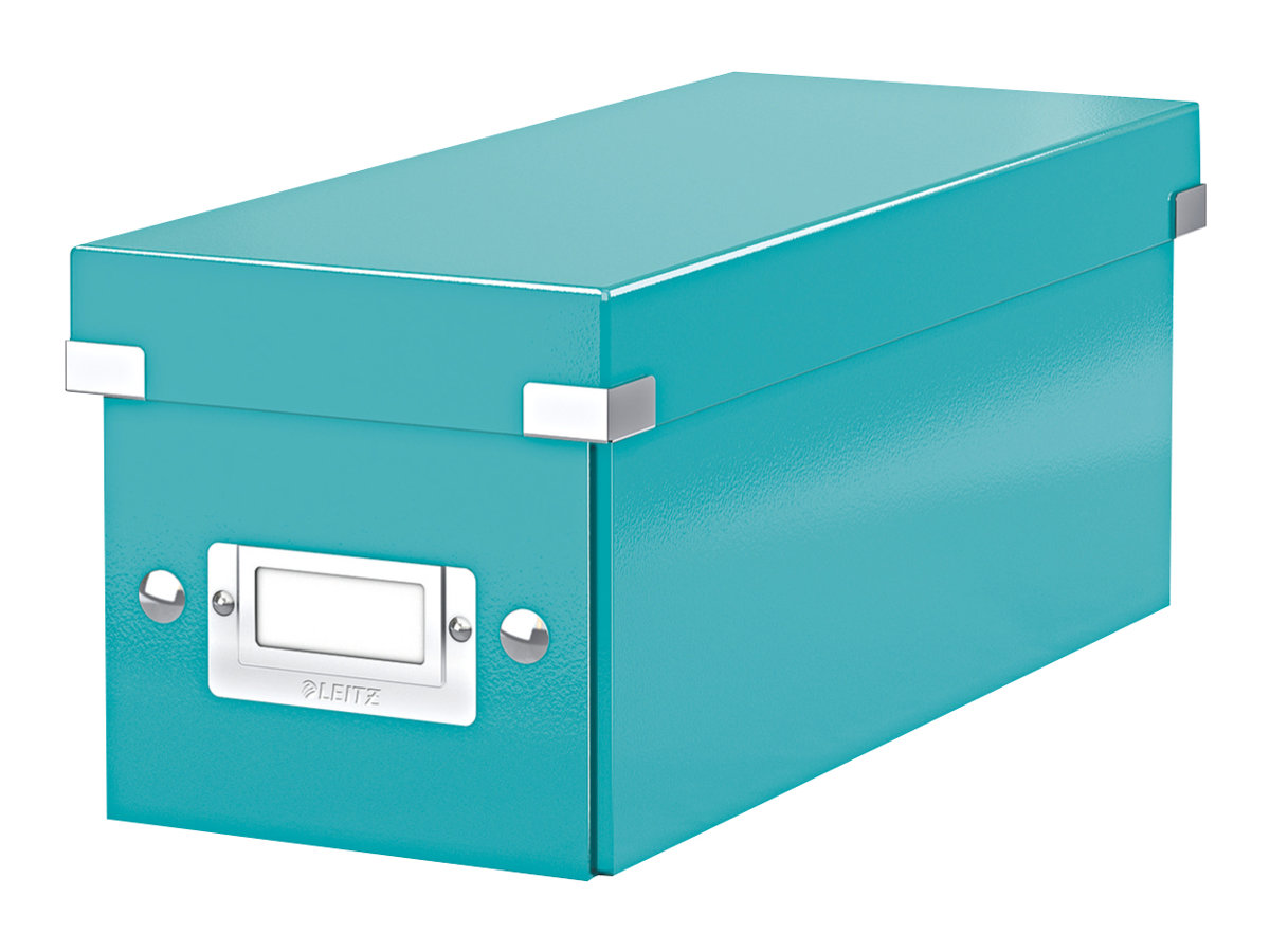 LEITZ CD-/DVD-Box Click & Store blau, 1 St.