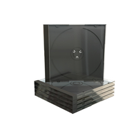 MediaRange 1er CDDVDHüllen Jewel Cases schwarz, 5 St
