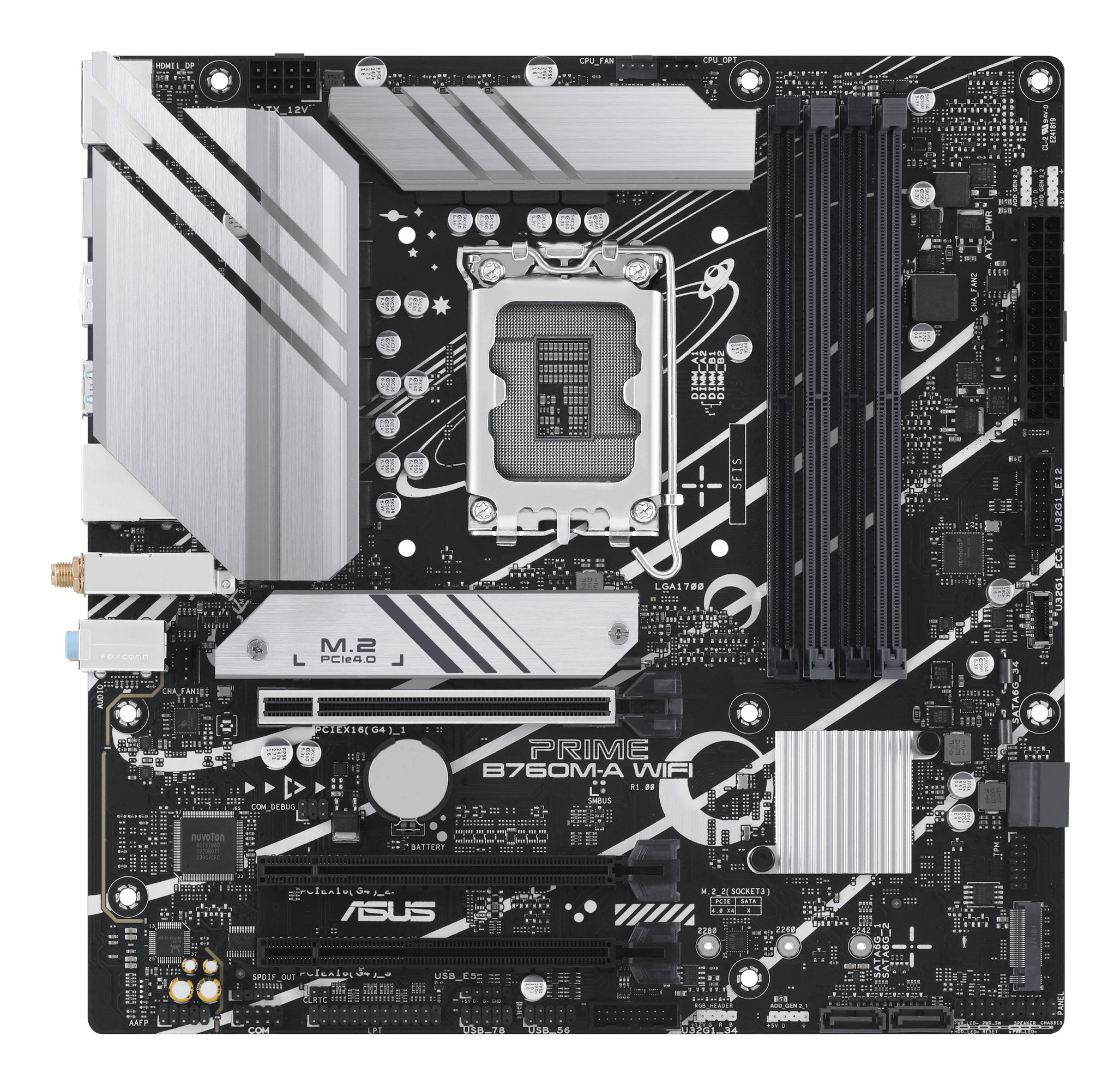 ASUS PRIME B760MA WIFI LGA 1700 4xDDR5 microATX 4xSATA MB 2xHDMI 1xDP 2xM2