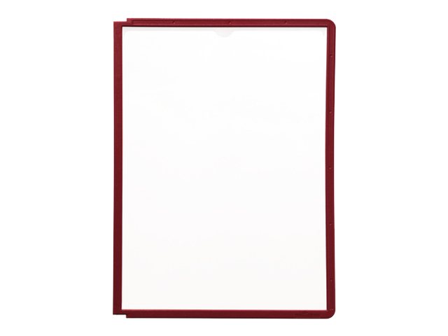 5 DURABLE Sichttafeln DIN A4 rot, oeffnung oben 5 DURABLE Sichttafeln DIN A4 rot, oeffnung oben