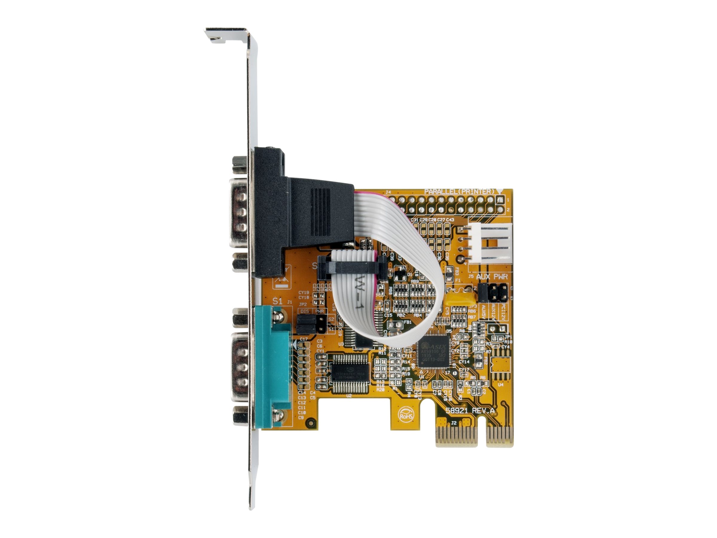 EXSYS EX44082 PCI Express x1 Karte 2x seriell RS232