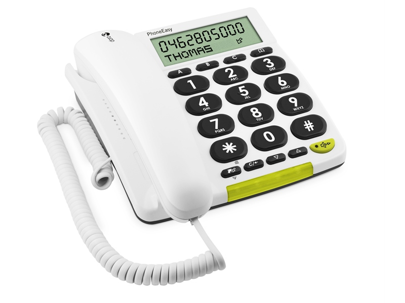 Doro PhoneEasy 312cs Grosstastentelefon, weiss