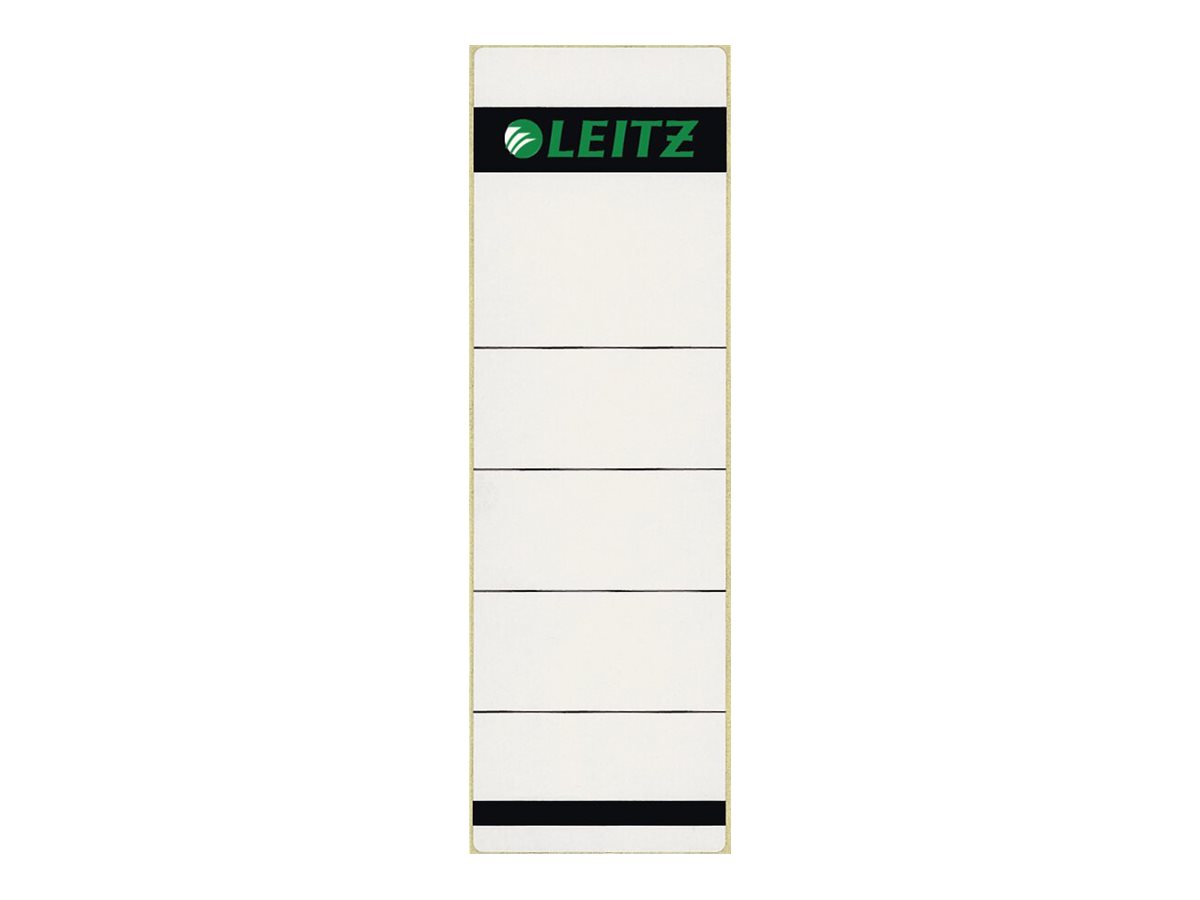 100 LEITZ Ordneretiketten 1642 grau fuer 8,0 cm Rueckenbreite 100 LEITZ Ordneretiketten 1642 grau fuer 8,0 cm Rueckenbreite