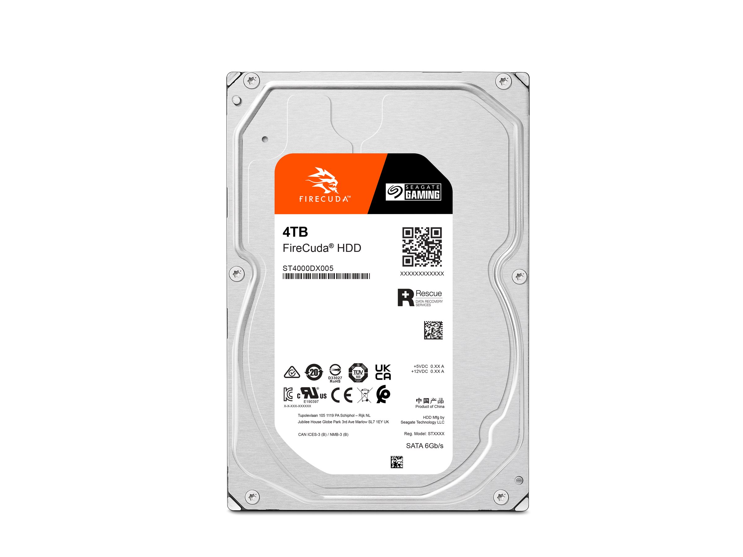 SEAGATE FireCuda Gaming HDD 4TB HDD SATA 6Gb/s 7200RPM 256MB cache 8,90cm 3,5Zoll