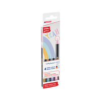 edding 1200 glitzer pastell Filzstifte farbsortiert, 4 St. edding 1200 glitzer pastell Filzstifte farbsortiert, 4 St.
