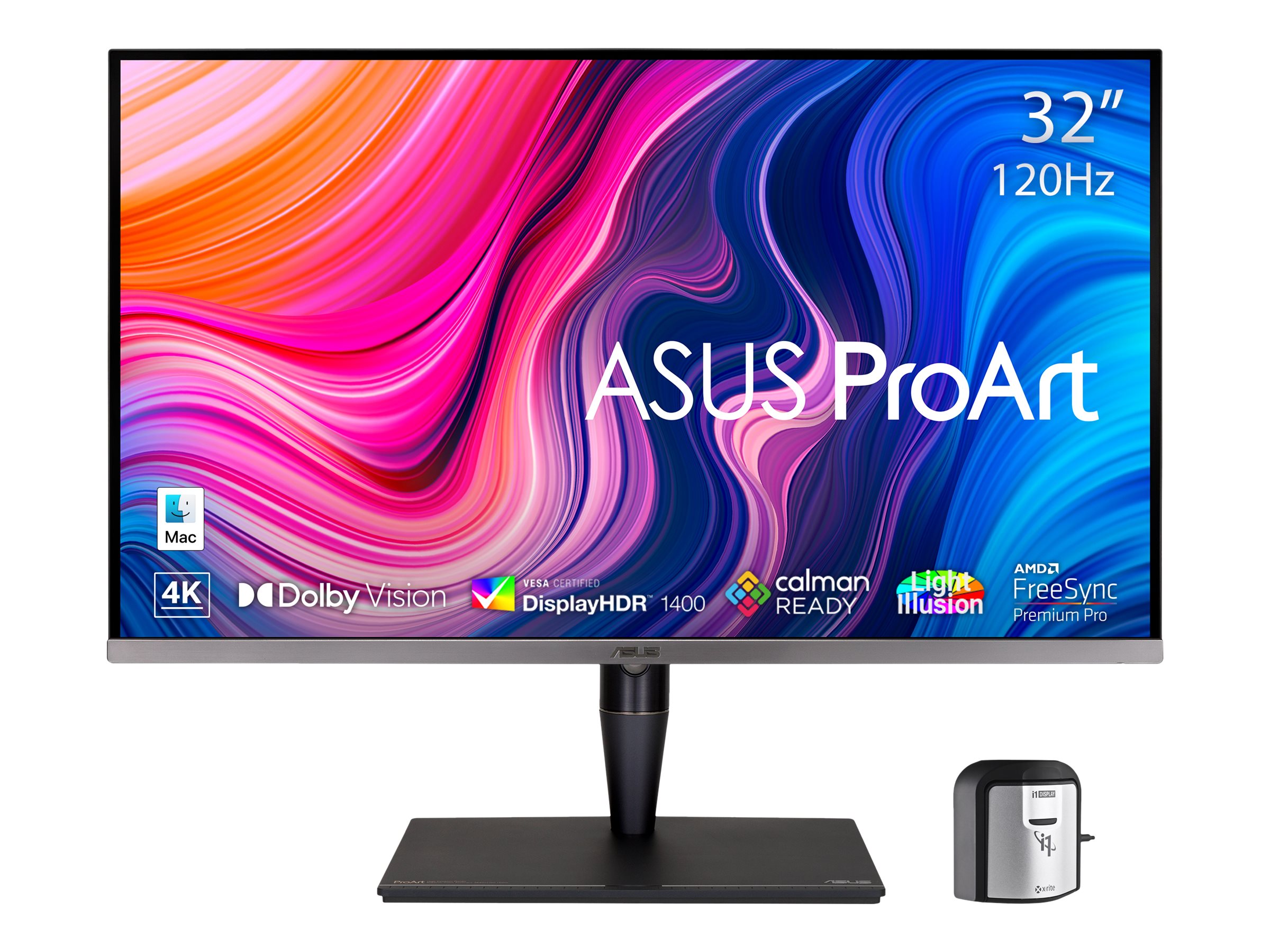 ASUS ProArt Display PA32UCG-K 81,28cm 32Zoll Mini LED IPS AG 4K 16:9 120Hz 1600cd/m2 5ms 3xHDMI DP 3xUSB Type-A 2xThunderbolt