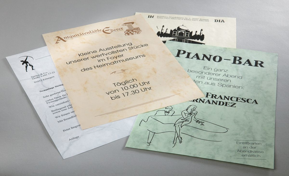 SIGEL Briefpapier Marmor grau DIN A4 90 gqm 100 Blatt