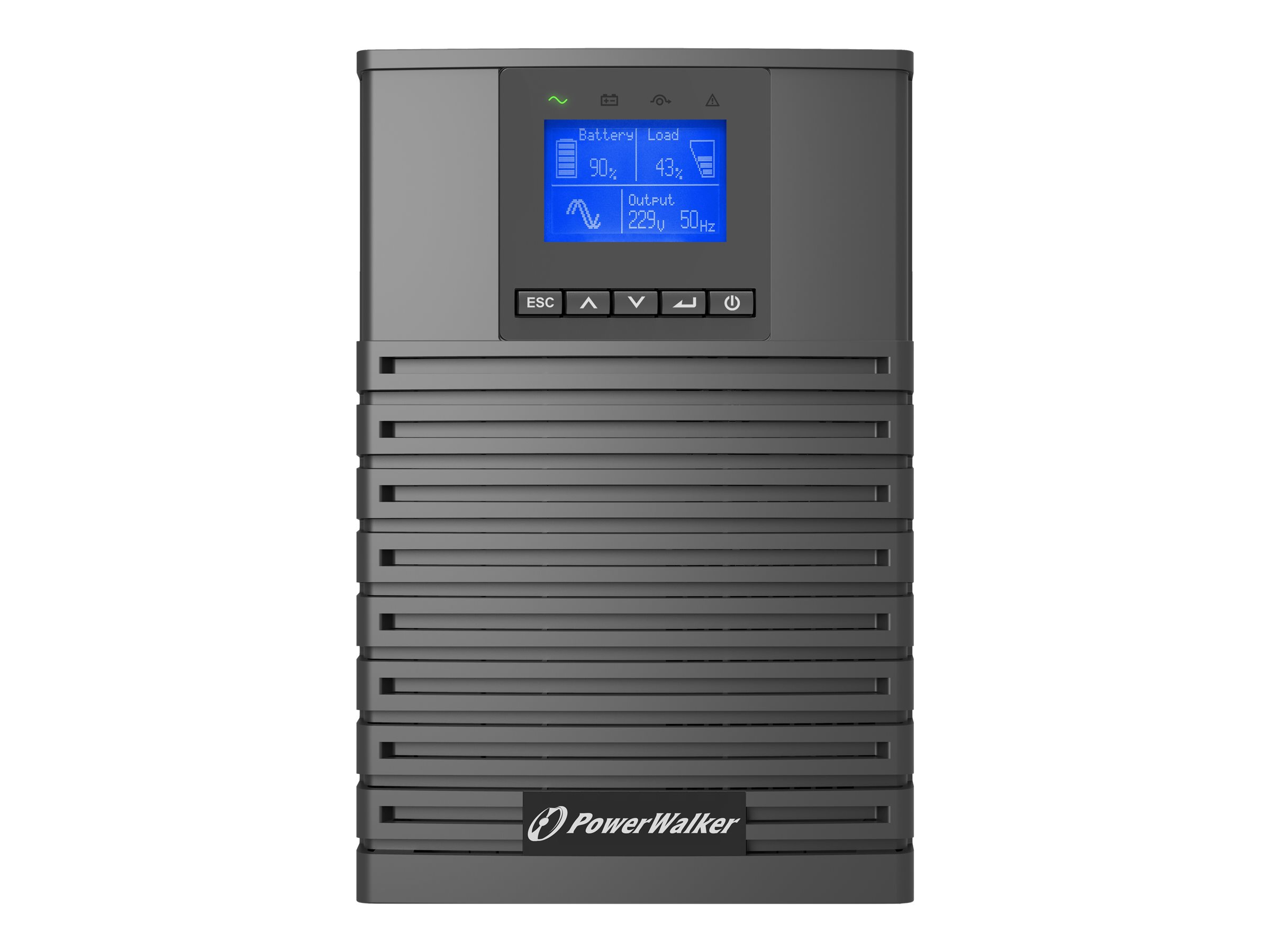 POWERWALKER VFI 1500 ICT IoT 1500VA/ 1500W Online USV Tower Doppelwandler SNMP Slot Cloud Monitoring App