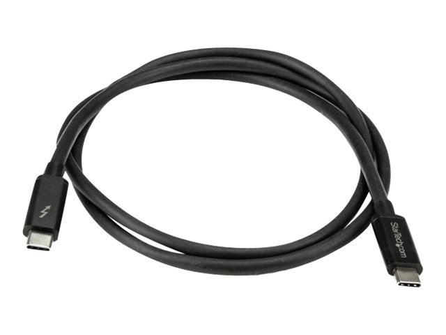 StarTech.com 1m Thunderbolt 3 (20Gbit/s) USB-C Kabel - Thunderbolt, USB und DisplayPort kompatibel - Thunderbolt-Kabel - 1 m