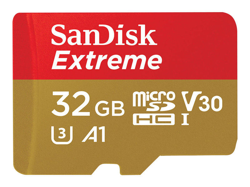 SanDisk Speicherkarte microSDHC-Card Extrem 32 GB