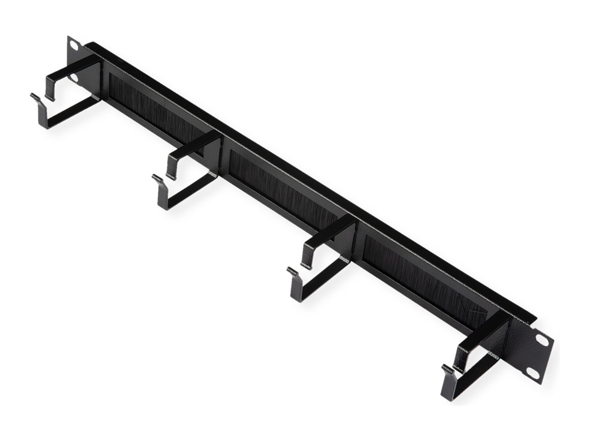 ROLINE Rangierpanel 48,26cm 19Zoll 1 HE mit Burstenleiste 44x60mm schwarz