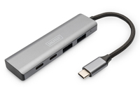 DIGITUS - Hub - USB-C, 4 Port - 4 Anschlüsse