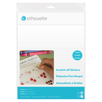 Silhouette MEDIA-SCRATCH-GLD Rubbel-Aufkleberfolie fuer Schneideplotter gold 215 x 280 mm, 5 Blatt Silhouette MEDIA-SCRATCH-GLD Rubbel-Aufkleberfolie fuer Schneideplotter gold 215 x 280 mm, 5 Blatt