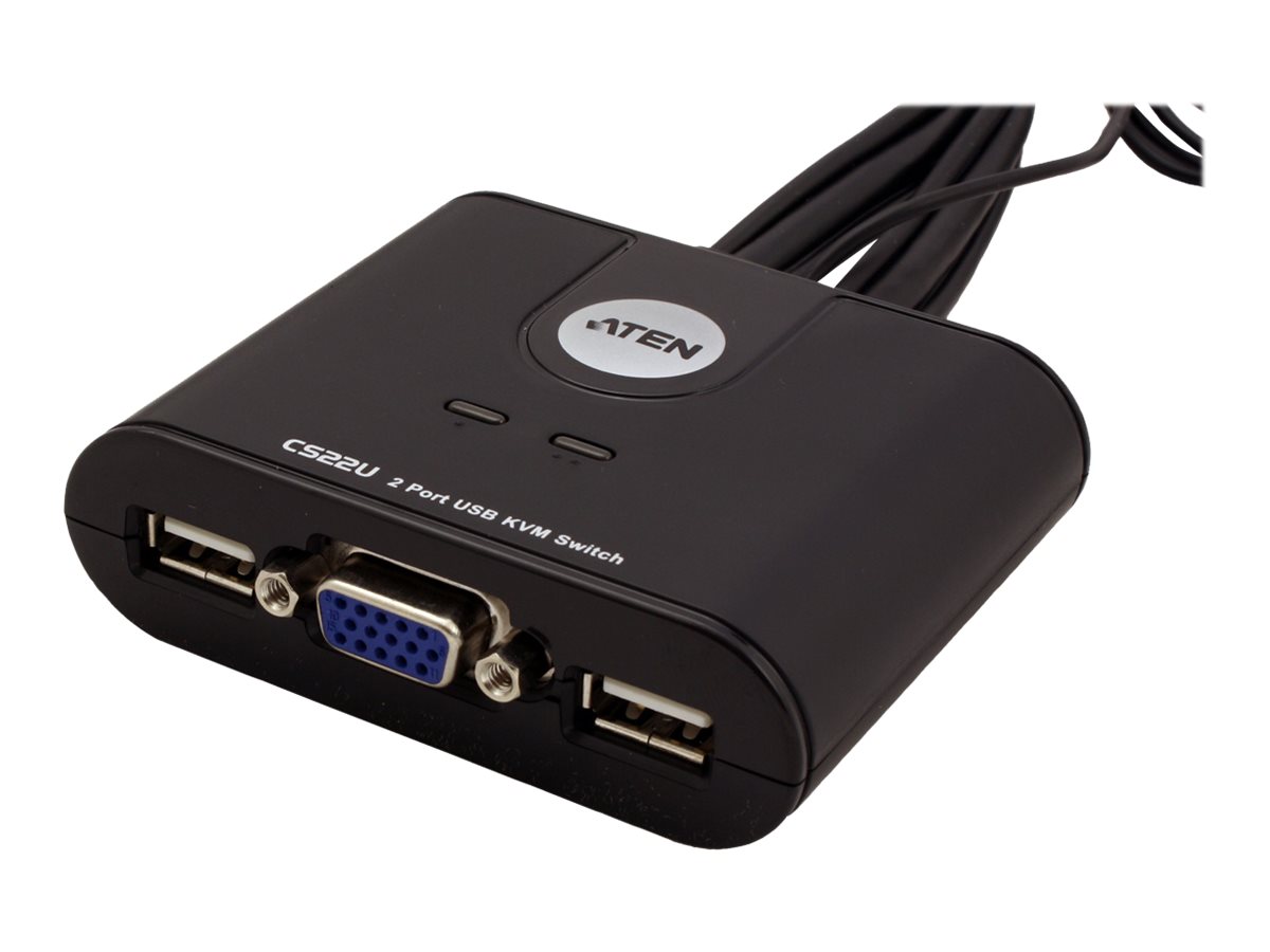 ATEN CS22U KVM Switch VGA USB 2 Ports