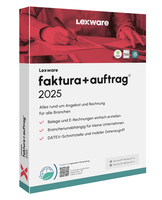 LEXWARE faktura+auftrag 2025 Jahresversion 365-Tage Box LEXWARE faktura+auftrag 2025 Jahresversion 365-Tage Box
