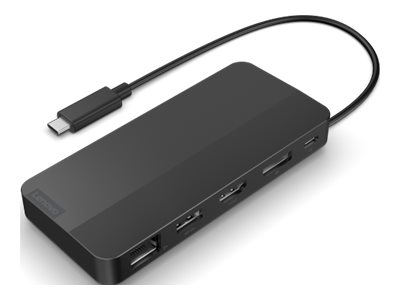USB-C Dual Display Travel Dock with Adapter