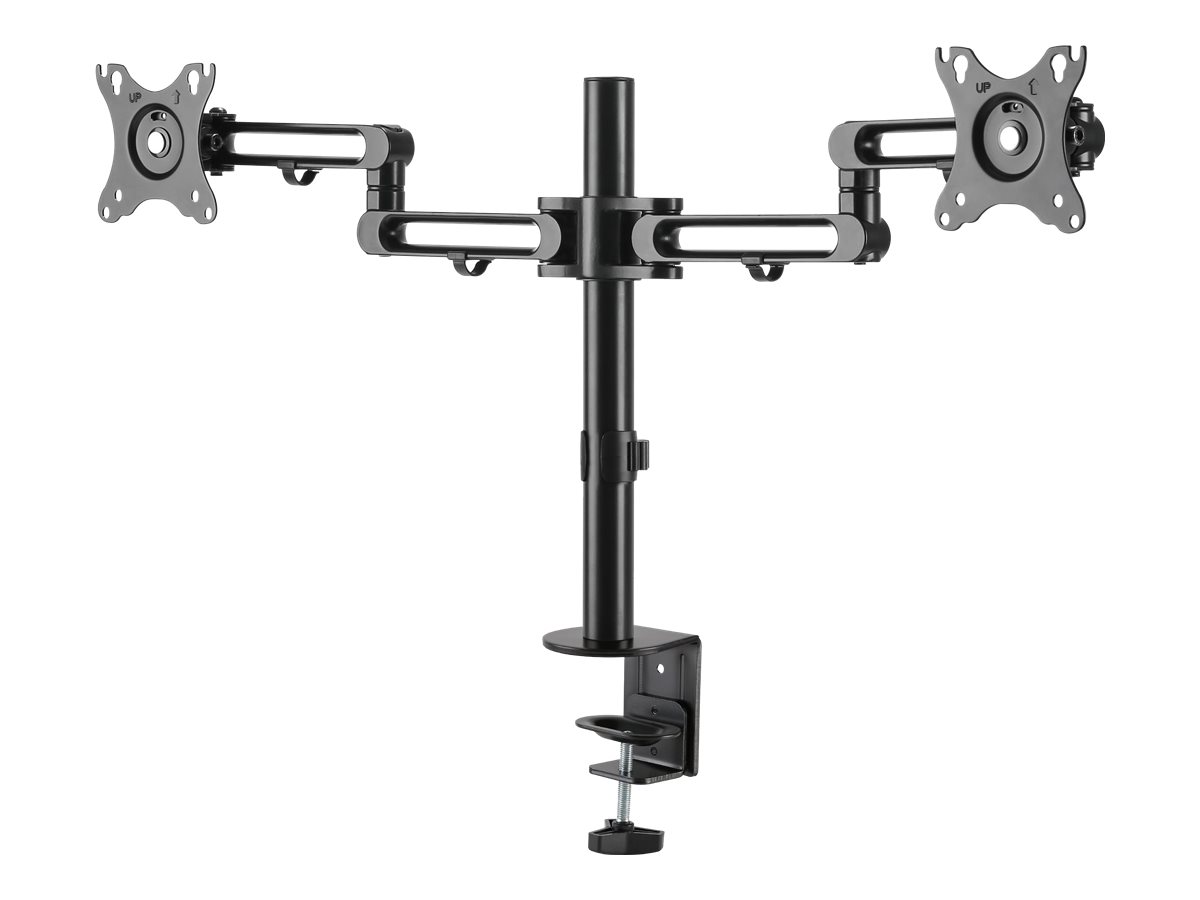 STARTECH.COM Desk Mount Dual Monitor Arm - Articulating - Premium Desk Clamp / Grommet Hole Mount for up to 27inch VESA Monitors
