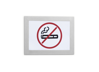 DURABLE Magnetrahmen selbstklebend DURAFRAMEÂ® silber A6, 2 St.