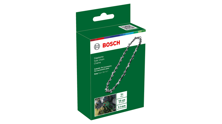 BOSCH Home Garden EASYCHAIN 18V157 Saegekette 15,0 cm, 0,325 Zoll, 1,1 mm