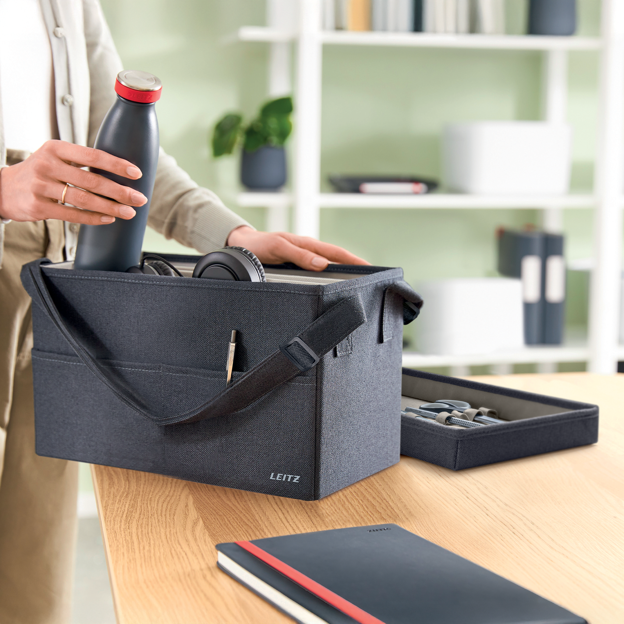Esselte Leitz Desk Sharing Tasche Deckel grau
