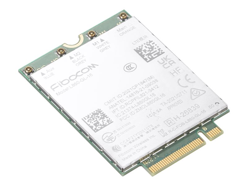 LENOVO ThinkPad Fibocom L860-GL-16 CAT16 4G LTE WWAN Module for ThinkPad T16 Gen3 LENOVO ThinkPad Fibocom L860-GL-16 CAT16 4G LTE WWAN Module for ThinkPad T16 Gen3