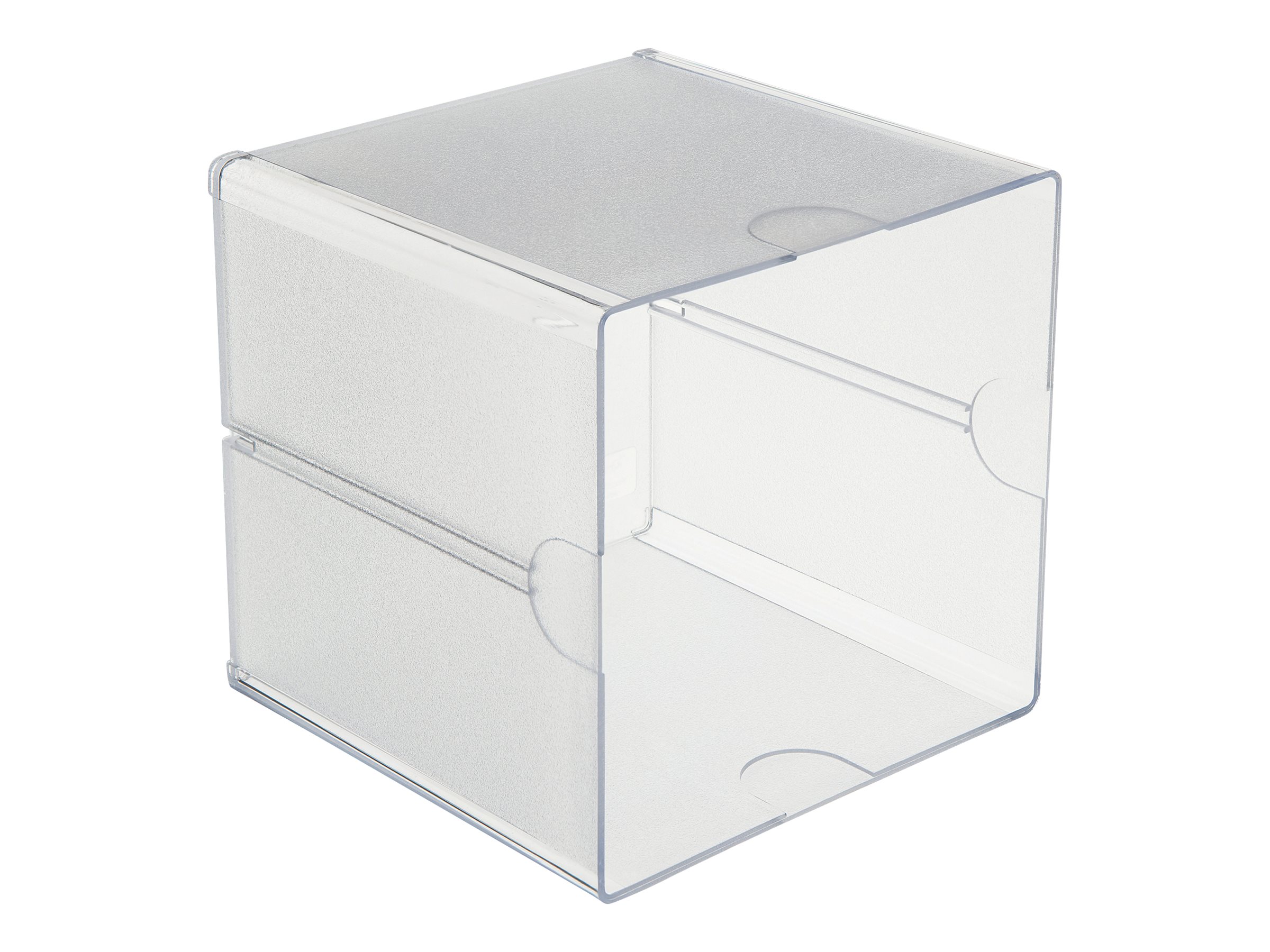 Deflecto Cube Aufbewahrungsbox transparent 15,3 x 15,3 x 18,3 cm Deflecto Cube Aufbewahrungsbox transparent 15,3 x 15,3 x 18,3 cm