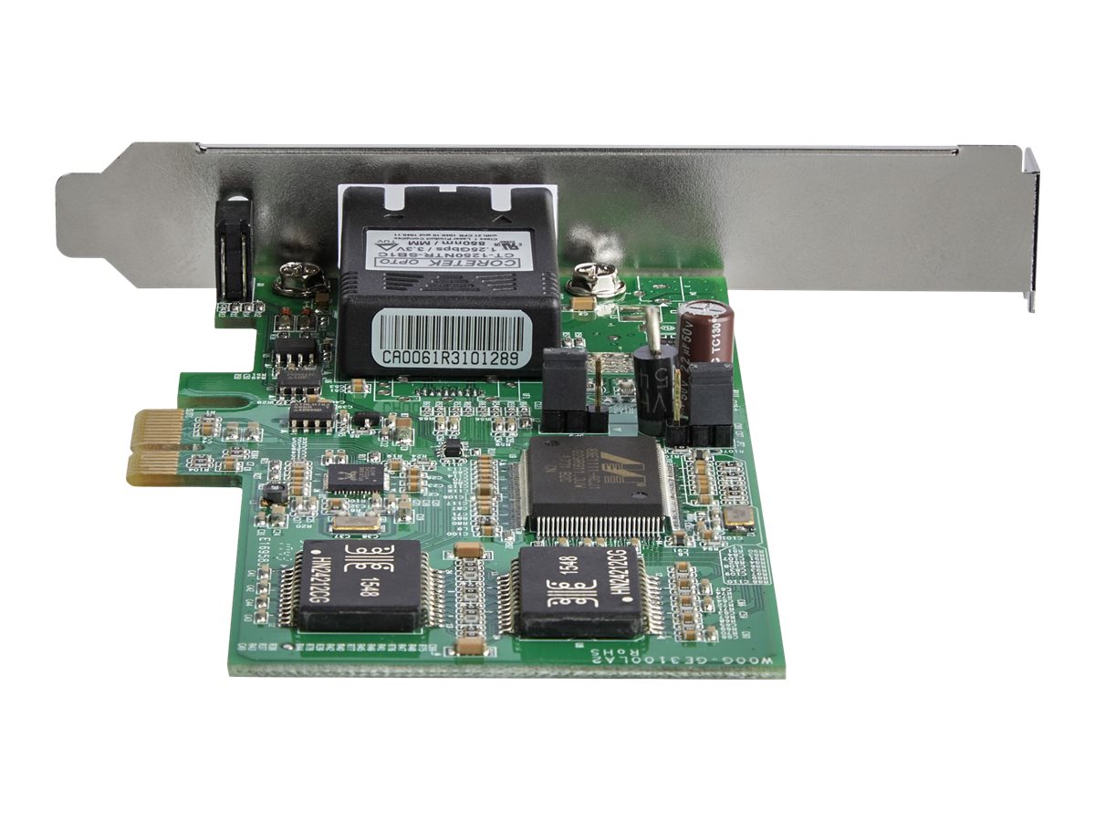 StarTech.com LWL / Glasfaser PCI Express Gigabit Netzwerkkarte - SC Fibre Channel Multimode NIC - 550m - Netzwerkadapter