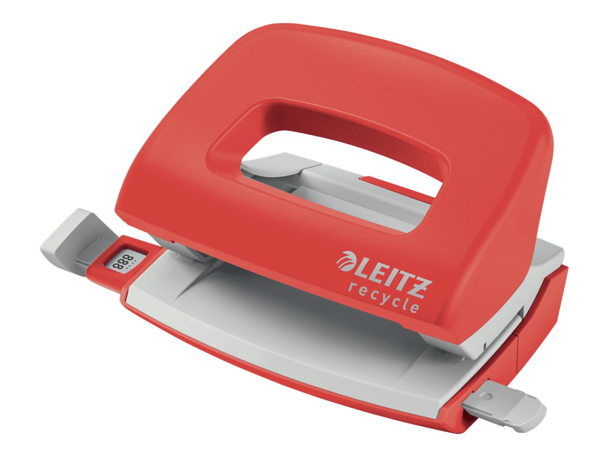 LEITZ Locher Recycle Mini rot, 1 St