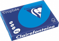 Clairefontaine Kopierpapier Trophée karibischblau DIN A3 80 g/qm 500 Blatt