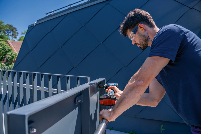 BOSCH Professional GDS 18V330 HC AkkuSchlagbohrschrauberSet 18,0 V, mit 2 Akkus